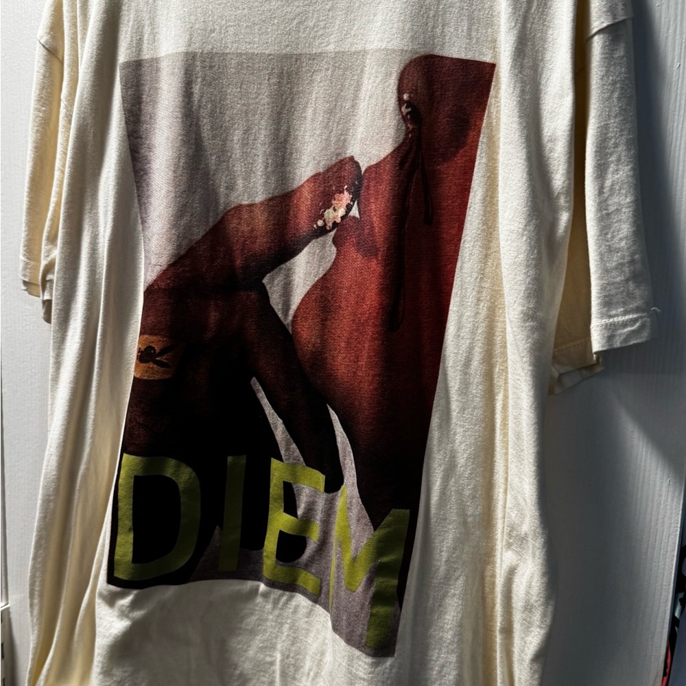 Diem Trapped in Addiction T Shirt Black Base Color Size L/G Made In Mexico